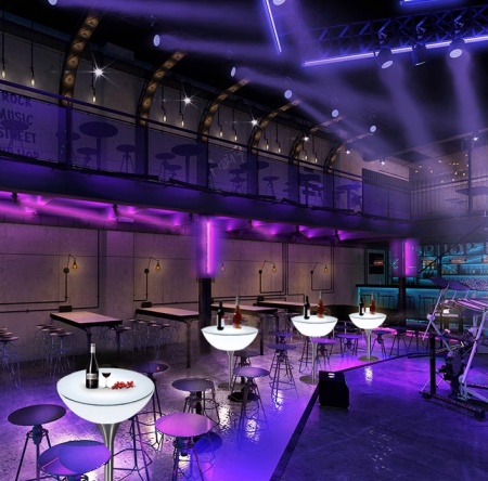 Комплект светящейся мебели Стол+2 стула V10 Комплект светящейся мебели Стол+2 стула V10