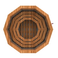 Банный чан 10 граней с обшивкой Банный чан 10 граней с обшивкой