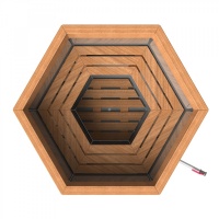 Банный чан 6 граней с обшивкой и лестницей Банный чан 6 граней с обшивкой и лестницей